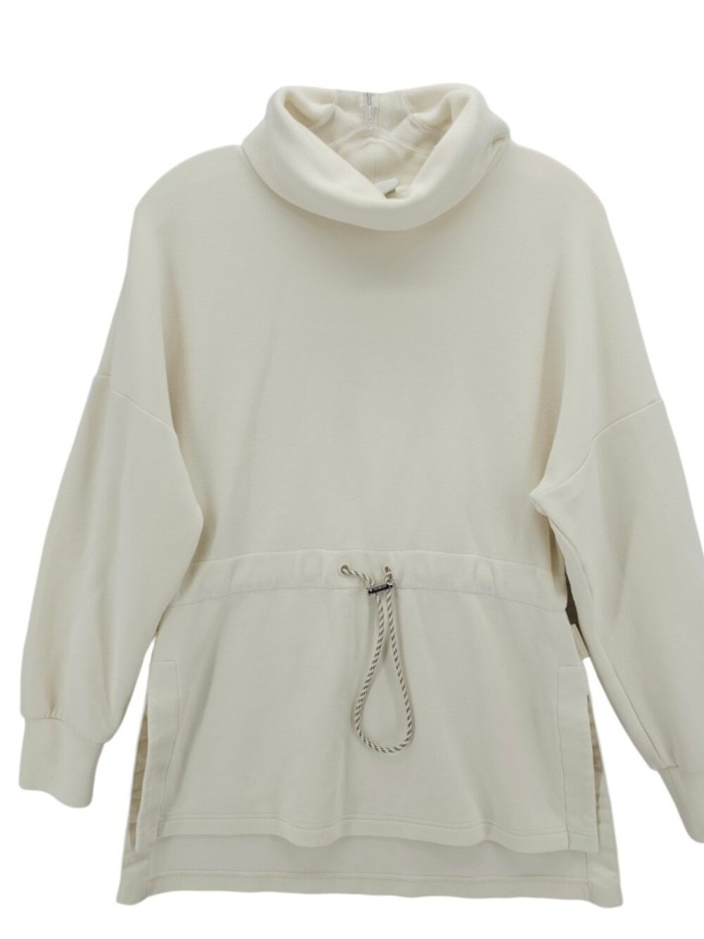 VARLEY Frey Sweat LW Double Face Sweatshirt Cream Ivory SMALL - SMALL HOLE!!